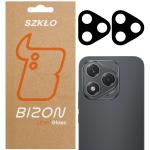 Set 2 folii sticla camera foto Bizon Silk Lens compatibile cu Honor 400 Lite 5G, Negru 3 - lerato.ro