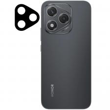 Set 2 folii sticla camera foto Bizon Silk Lens compatibile cu Honor 400 Lite 5G, Negru