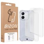 Kit protectie 3 in 1 BizonMobile Clear Pack, Carcasa Bizon Salpa si 2 folii sticla Bizon Glass Hydrogel, compatibil cu Honor 400 Lite, Transparent 10 - lerato.ro