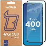 Set 2 folii sticla securizata Bizon Glass Edge Duo compatibile cu Honor 400 Lite, Negru 2 - lerato.ro