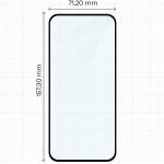 Set 2 folii sticla securizata Bizon Glass Edge Duo compatibile cu Honor 400 Lite, Negru 3 - lerato.ro