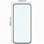 Folie sticla securizata Bizon Glass Edge 2 compatibila cu Honor 400 Lite, Negru 3 - lerato.ro