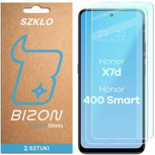 Folii protectie telefoane Honor, Set 2 folii sticla securizata Bizon Glass Clear Duo compatibile cu Honor 400 Smart, Transparent, lerato.ro