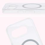 Carcasa Bizon CrystalO cu MagSafe compatibila cu Google Pixel 9a, Transparent 5 - lerato.ro
