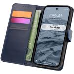 Husa flip cover Bizon Pocket compatibila cu Google Pixel 9a, Navy Blue 3 - lerato.ro