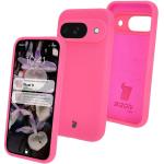 Carcasa Bizon Soft compatibila cu Google Pixel 9, Fucsia 3 - lerato.ro