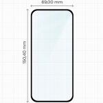 Folie sticla securizata Bizon Glass Edge 2 compatibila cu Google Pixel 9a, Negru 3 - lerato.ro