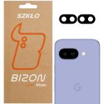 Set 2 folii sticla camera foto Bizon Glass Silk Lens compatibile cu Google Pixel 9a, Negru 3 - lerato.ro