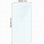 Folie sticla securizata Bizon Glass Clear 2 compatibila cu Google Pixel 9a, Transparent 3 - lerato.ro