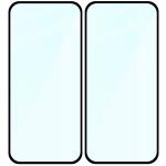 Set 2 folii sticla securizata Bizon Glass Edge Duo compatibile cu Google Pixel 9a, Negru 5 - lerato.ro