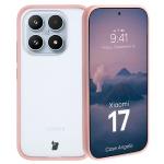 Carcasa Bizon Angelo compatibila cu Xiaomi 17, Transparent / Roz 3 - lerato.ro