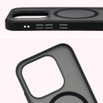 Carcasa Bizon MatteO cu MagSafe compatibila cu Xiaomi 17, Negru 5 - lerato.ro