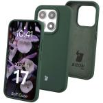 Carcasa Bizon Soft compatibila cu Xiaomi 17, Dark Green 3 - lerato.ro