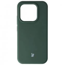 Carcasa Bizon Soft compatibila cu Xiaomi 17, Dark Green