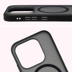 Kit protectie 2 in 1 BizonMobile, Carcasa Bizon MatteO si Folie sticla securizata Bizon Glass Edge, compatibil cu Xiaomi 17, Negru 6 - lerato.ro
