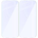 Set 2 folii sticla hibrid Bizon Hybrid Mule Duo compatibile cu Xiaomi 17, Transparent 5 - lerato.ro