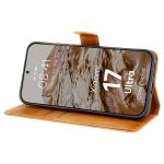 Husa flip cover Bizon Pocket compatibila cu Xiaomi 17 Ultra, Maro 6 - lerato.ro