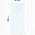 Folie sticla securizata Bizon Glass Clear compatibila cu Xiaomi 17 Ultra / 17 Pro Max, Transparent 3 - lerato.ro