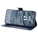 Husa flip cover Bizon Pocket compatibila cu Xiaomi 17 Ultra, Navy Blue 6 - lerato.ro