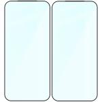 Set 2 folii sticla securizata Bizon Glass Edge Duo compatibile cu Xiaomi 17 Ultra / 17 Pro Max, Negru 5 - lerato.ro