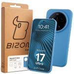 Carcasa Bizon Soft compatibila cu Xiaomi 17 Ultra, Albastru 8 - lerato.ro