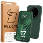 Carcasa Bizon Soft compatibila cu Xiaomi 17 Ultra, Dark Green 8 - lerato.ro