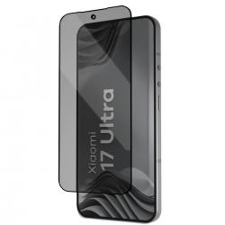 Set 2 folii sticla securizata Bizon Glass Aplikator Shadow Privacy, Kit montare inclus, compatibile cu Xiaomi 17 Ultra, Negru