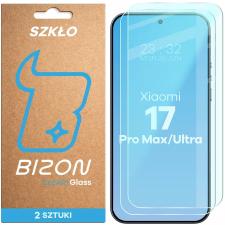 Folii protectie telefoane Xiaomi, Set 2 folii sticla securizata Bizon Glass Clear Duo compatibile cu Xiaomi 17 Ultra / 17 Pro Max, Transparent, lerato.ro