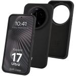 Carcasa Bizon Soft compatibila cu Xiaomi 17 Ultra, Negru 3 - lerato.ro