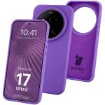 Carcasa Bizon Soft compatibila cu Xiaomi 17 Ultra, Mov 3 - lerato.ro