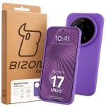 Carcasa Bizon Soft compatibila cu Xiaomi 17 Ultra, Mov 8 - lerato.ro