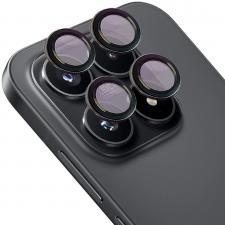 Folii protectie telefoane Xiaomi, Folie sticla securizata camera foto Bizon Glass Snap Lens compatibila cu Xiaomi 17, Negru, lerato.ro