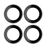 Folie sticla securizata camera foto Bizon Glass Snap Lens compatibila cu Xiaomi 17, Negru 3 - lerato.ro