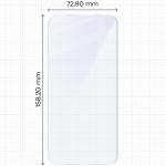 Set 2 folii sticla hibrid Bizon Hybrid Mule Duo compatibile cu Xiaomi 17T Pro, Transparent 3 - lerato.ro