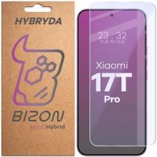 Folie sticla hibrid Bizon Hybrid Mule compatibila cu Xiaomi 17T Pro, Transparent