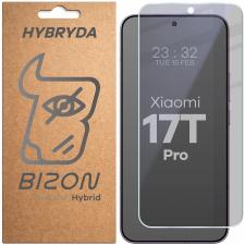 Folii protectie telefoane Xiaomi, Folie sticla hibird Bizon Hybrid Shadow Privacy compatibila cu Xiaomi 17T Pro, Negru, lerato.ro