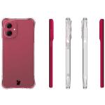 Carcasa Bizon Salpa compatibila cu Motorola Moto G55 5G, Transparent 5 - lerato.ro