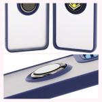 Carcasa Bizon Hybrid Ring compatibila cu Motorola Moto G55, Albastru 5 - lerato.ro