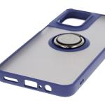 Carcasa Bizon Hybrid Ring compatibila cu Motorola Moto G55, Albastru 6 - lerato.ro