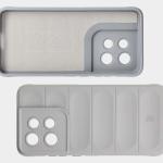 Carcasa Bizon Tur compatibila cu Motorola Edge 50 Neo, Light Grey 7 - lerato.ro