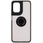 Carcasa Bizon Hybrid Ring compatibila cu Motorola Moto G05 / E15, Negru 2 - lerato.ro