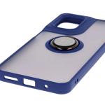 Carcasa Bizon Hybrid Ring compatibila cu Motorola Moto G05 / E15, Albastru 6 - lerato.ro