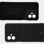Carcasa Bizon Tur compatibila cu Motorola Moto G55 5G, Negru 8 - lerato.ro
