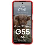 Carcasa Bizon Tur compatibila cu Motorola Moto G55 5G, Rosu 6 - lerato.ro