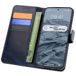 Husa flip cover Bizon Pocket compatibila cu Motorola Edge 50 Neo, Navy Blue 3 - lerato.ro