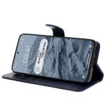 Husa flip cover Bizon Pocket compatibila cu Motorola Edge 50 Neo, Navy Blue 6 - lerato.ro