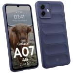 Carcasa Bizon Tur compatibila cu Samsung Galaxy A07 4G, Dark Blue 3 - lerato.ro