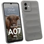 Carcasa Bizon Tur compatibila cu Samsung Galaxy A07 4G, Light Grey 3 - lerato.ro
