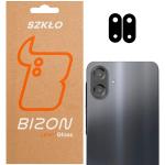 Set 2 folii sticla camera foto Bizon Glass Silk Lens compatibile cu Samsung Galaxy A07 4G, Negru 3 - lerato.ro