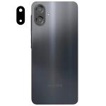 Set 2 folii sticla camera foto Bizon Glass Silk Lens compatibile cu Samsung Galaxy A07 4G, Negru 2 - lerato.ro